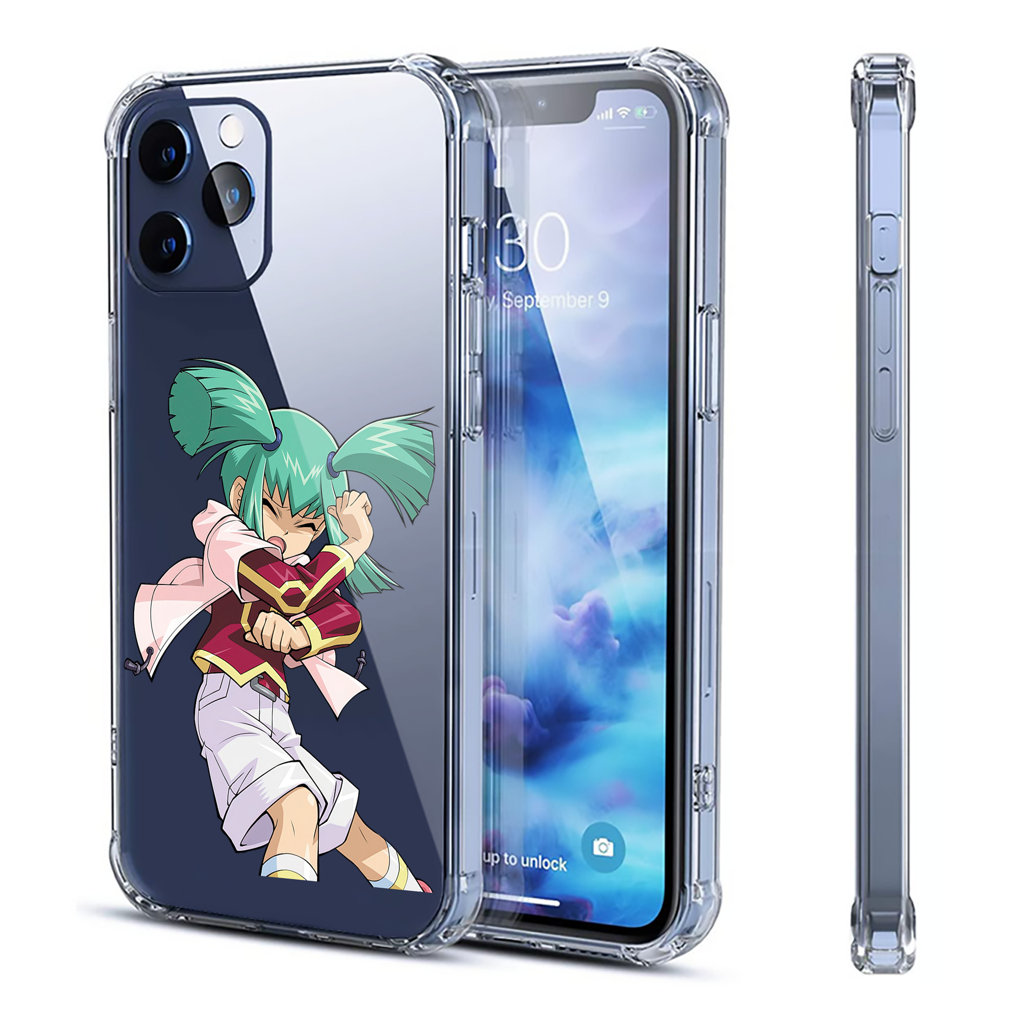 （画像用） 遊☆戯☆王 Yu-Gi-Oh! 【iPhone 12シリーズ対応】透明スマホケース（クリアソフトケース）